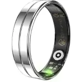 Felixx SR11 Smartring Silber Gr.9, Edelstahl, BT5.3, HR/SpO2