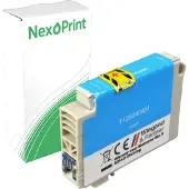 NexoPrint Druckerpatrone kompatibel zu Epson C13T128240 cyan Stylus SX130, Epson Stylus SX230, Epson Stylus SX235W, Epson Stylus SX430W