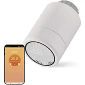 Emos GoSmart Heizkörperthermostat mit App, programmierbarer Smart Home Thermostat, einstellbare Hysterese, P5630S