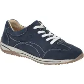 Gabor 46.385 Damenschuhe - bequeme Schnür- Halbschuhe blau Freizeit NEU