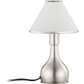 LINDBY Nachttischlampe Ellen aus Glas und Metall