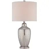 QUOIZEL Elstead Nicolls Tischleuchte E27 Quecksilberglas