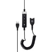 Sennheiser Adapterkabel USB-ED CC 01 MS (schwarz, für Headsets der CIRCLE- und CENTURY-Serie)