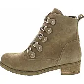 Waldlaufer Hienna Damen Schnürstiefel in Beige, Größe 4