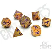 GlassStaff Satz von Metallwürfeln für das Rollenspiel "Shattered Sigils"