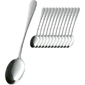 Esmeyer Menülöffel "Sylvia" 12er Set aus Chrom Edelstahl