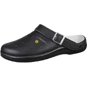 ABEBA ESD-Berufsschuhe Arrow OB Clog schwarz CE ESD SRA
