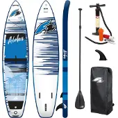 F2 SUP Aufblasbares Board Aloha 11'4" Blau