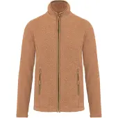 Kariban Damen Fleece Jacke Micro Fleecejacke Windjacke Winterjacke, Größe:2XL, Farbe:Camel Heather