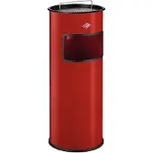 Wesco 150601-02 Standascher 30 in ROT mit Sieb und 30 Liter Abfallvolumen / Mülleimer / Ascher
