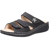 Finn Comfort 02640-723393 Grenada - Damen Pantolette - Black, Größe:37 EU