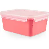 EMSA Clip & Close, Box, Rechteckig, 2,2 l, Blau, Transparent, Polypropylen (PP), Thermoplastisches Elastomer (TPE), Deutschland