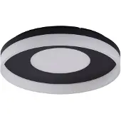 LUCANDE Smart LED-Deckenlampe Squillo schwarz Tuya RGBW CCT
