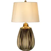Elstead Lighting Zeitgenössische Schreibtischlampe Newham Keramik Bronze Weiß 1 Licht E27