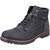 Rieker Herren Stiefelette Warmfutter Reißverschluss F3611, Größe:43 EU, Farbe:Schwarz