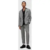 AllSaints Buller Blazer Light Grey Größe: 40 | Blazer Outlet | Herren | Grau