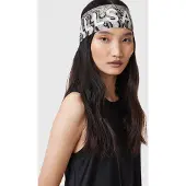 AllSaints Flow Headscarf Ecru White Größe: OS | Schals Outlet | Damen | Braun