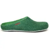 Gottstein Magicfelt 701 Uni Wollfilz-Pantoffel Dunkelgrün (Dark Green), 17701-4818 - Gr. 44