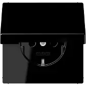 JUNG SCHUKO-Steckdose 16 A 250V LS 1520 BFKL SW LS1520BFKLSW