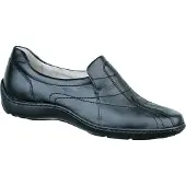Waldlaufer Henni Damen Slipper in Schwarz, Größe 5