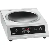 Bartscher Induktionswok IW 35 mit Digital-Anzeige und Touch-Steuerung, 340 x 125 x 440 mm