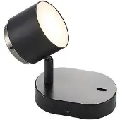 LINDBY Marrie LED-Spot mit Schalter, schwarz