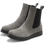 Elbsand Stiefelette Schlupfstiefel, Stiefel, Sommerstiefelette, Boots, Lederstiefelette grau Größe 38