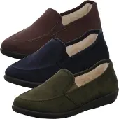 Rohde Pantoffel 2224 Ballerup Blau Damen-Schuhgröße 36