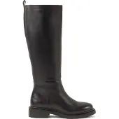 Lazamani Stiefel Damen Schwarz Leder