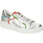 Gabor 63.210 Damenschuhe - sportliche Schnür- Halbschuhe silber Freizeit