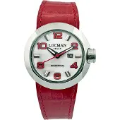 Locman 042100MWNRD0PSR Italy Damenuhr Donna rot Ref. 0421