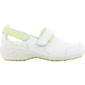 Safety Jogger SAMANTHA OB weiß/grün, Gr. 36, Damenschuh für Gastronomie, Lebensmittel, Medizin und Gesundheitswesen, Reinigung