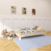 Need Sleep NeedSleep Kinderbett mit Rausfallschutz 80x160 cm