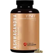 TNT Ashwagandha Kapseln (Ksm-66) - Premiumrohstoff – 5% Withanolid-Gehalt 600mg pro Kapsel 0,145 kg