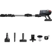 Rowenta RH98A7, 2-in-1-Stabstaubsauger, Beutellos, Rot, Grau, 0,9 l, Rechteckig, Trocken