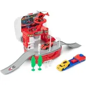 Toi-Toys TURBO Racers Rettungsdienst Set Spielzeugfahrzeuge Rettungsfahrzeuge actionreich Feuerwehr