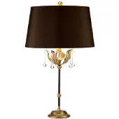 Elstead Lighting Elstead Amarilli Tischleuchte E27 Bronze-Goldfarbe Braun, UK