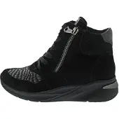 Waldlaufer H-Dilara Schnürstiefel Schwarz in Gr. 41