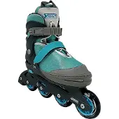 Best Sporting Inline Skates Kinder I Rollschuhe größenverstellbar I robuste Inliner für Jugendliche mit Bremse I Rollerskates Schuhe Kinder I Inliner mit 4 Rollen