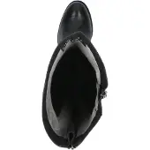 Caprice Damen Stiefel Langschaft Absatzstiefel Blockabsatz 9-25550-43, Größe:40 EU, Farbe:Schwarz