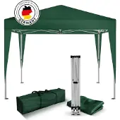 Kronenburg Faltpavillon 2x2m - Wasserfest, UV-Schutz 50+, 0 Seitenteile, Grün