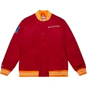 Mitchell & ness Tampa Bay Buccaneers NFL Heavyweight Satin Jacke Rot-M