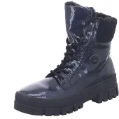 Rieker Damen Schnürstiefel 39158-36, 39158-37, 39158-38, 39158-39, 39158-40 RIE-Y0220 blau 38