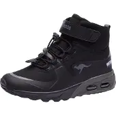 Kangaroos KX-Hydro High-Top Kinder Uni Sneaker Wasserfest 18598 schwarz/grau , Schuhgröße:28 EU