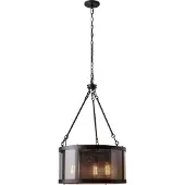 Elstead Lighting Elstead Bluffton Hängeleuchte E27 3-fach Ölgeriebene Bronze