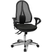 Topstar Bürostuhl Open Point SY Deluxe, OP290U G22 Stoff anthrazit, Gestell chrom