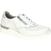 Waldlaufer K Damenschuhe - bequeme Schnür- Halbschuhe weiß