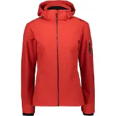 CMP Woman Jacket Zip Hood Jacket Damen Softshelljacke 39A5006 55BE : 44 Grösse - Bekleidung: 44