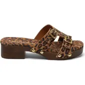 Lazamani Clogs Damen Aria Braun Wildleder