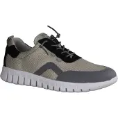 Waldlaufer H-Baldo 907007-194 Herren, Halbschuh, Schnürer, Leder/Textil, Grau - Herrenschuhe Sneaker / Schnürschuh, Grau, textil/leder (folie dog order)
